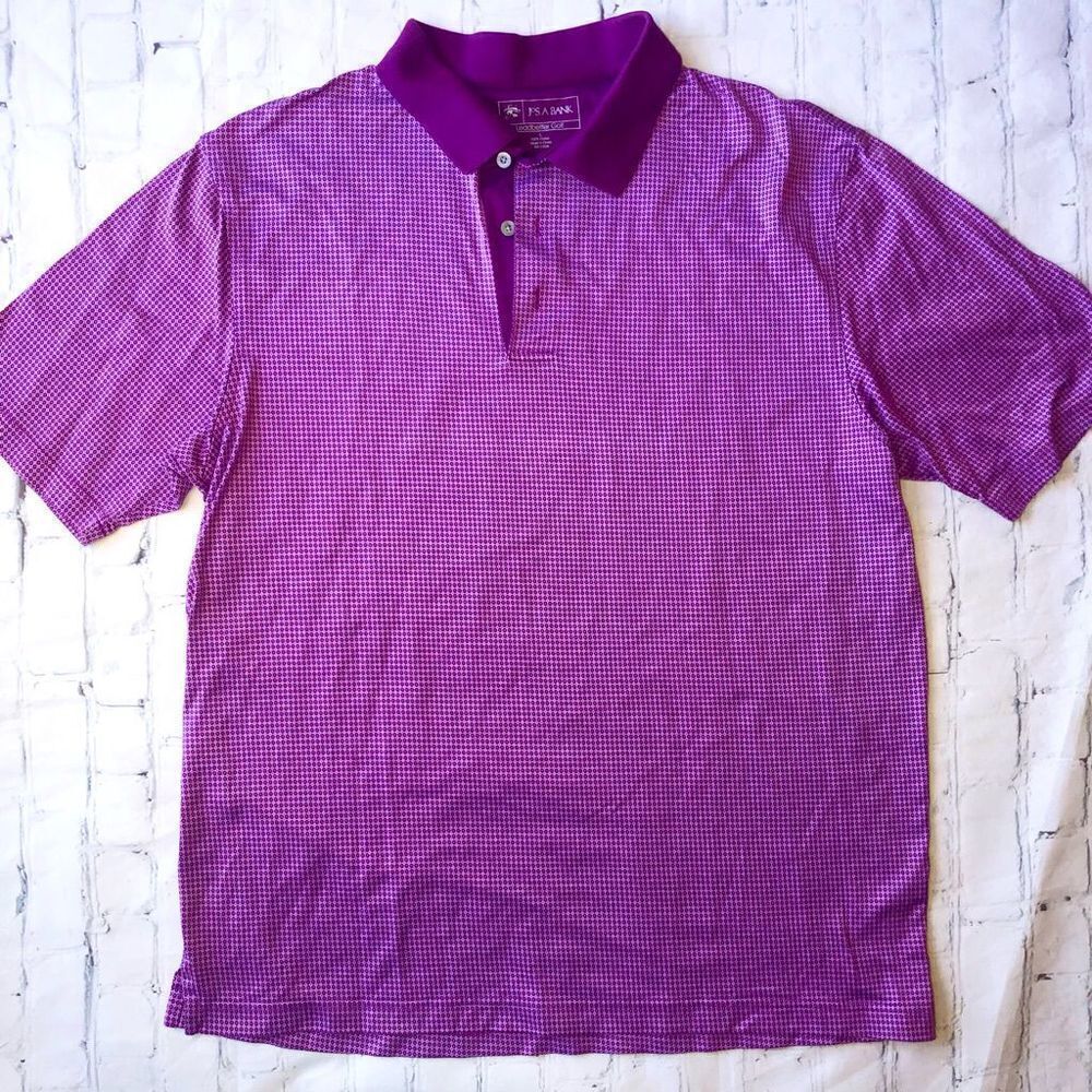 𝅺nwot Mens Large Jos A Bank Leadbetter Golf Polo Shirt
